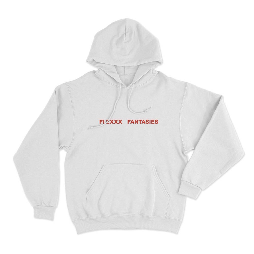 Flexx Fantasies Unisex Hoodie White Flexx Fantasies Unisex Hoodie White