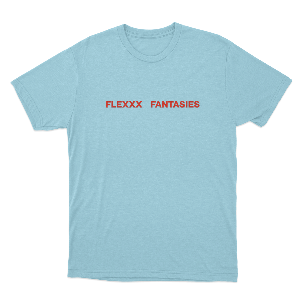 Flexx Fantasies Unisex T Shirt Sky Blue Flexx Fantasies Unisex T Shirt Sky Blue