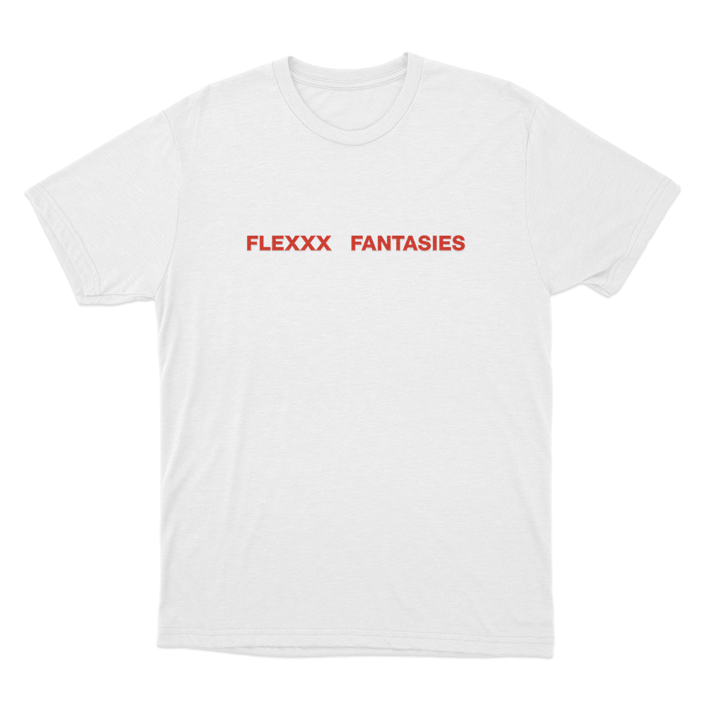 Flexx Fantasies Unisex T Shirt White Flexx Fantasies Unisex T Shirt White