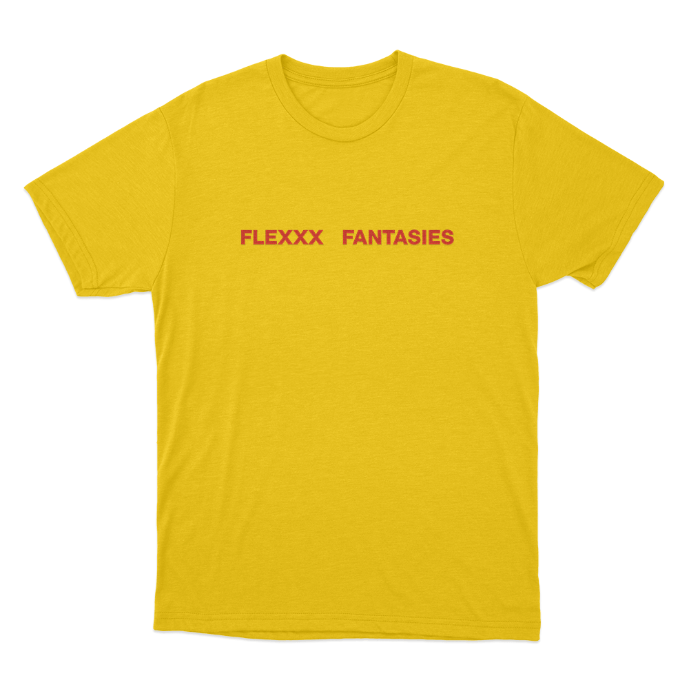 Flexx Fantasies Unisex T Shirt Yellow Flexx Fantasies Unisex T Shirt Yellow