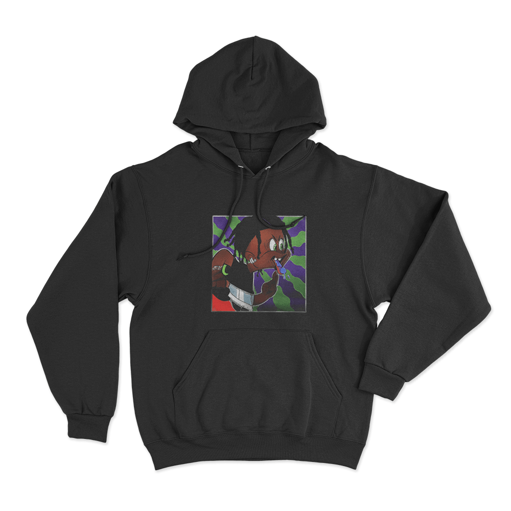 Osamason Cartoon Unisex Hoodie Black Osamason Cartoon Unisex Hoodie Black