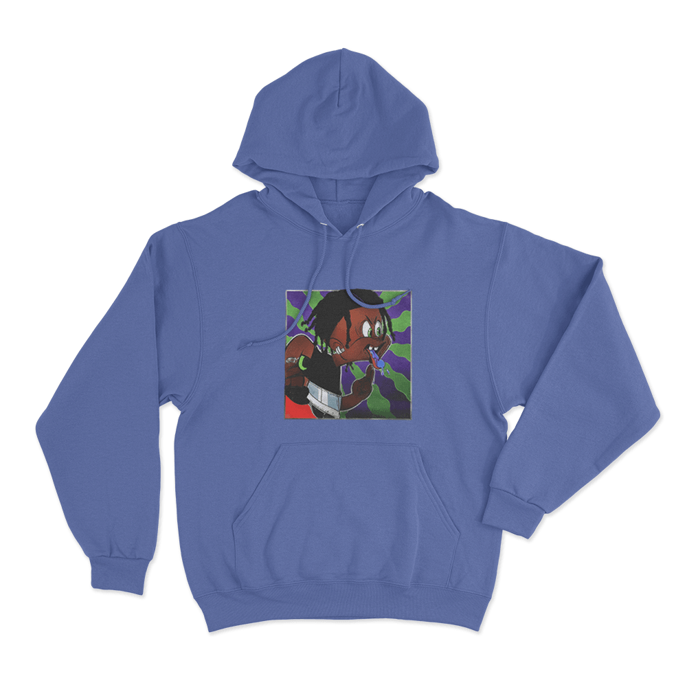 Osamason Cartoon Unisex Hoodie Blue Osamason Cartoon Unisex Hoodie Blue