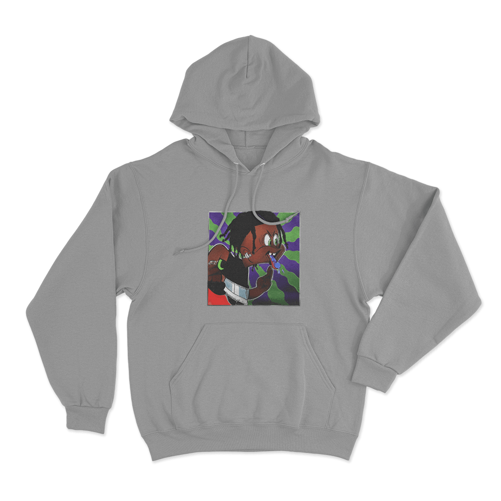 Osamason Cartoon Unisex Hoodie Grey Osamason Cartoon Unisex Hoodie Grey