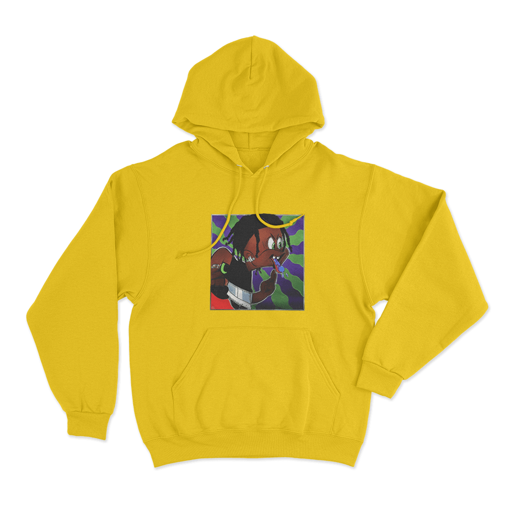 Osamason Cartoon Unisex Hoodie Yellow Osamason Cartoon Unisex Hoodie Yellow
