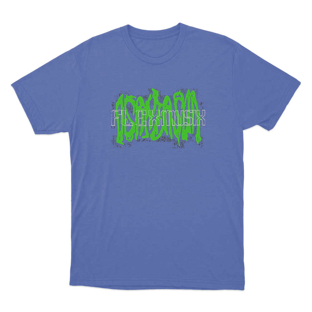 Osamason Flex Musix Unisex T Shirt Blue Osamason Flex Musix Unisex T Shirt Blue