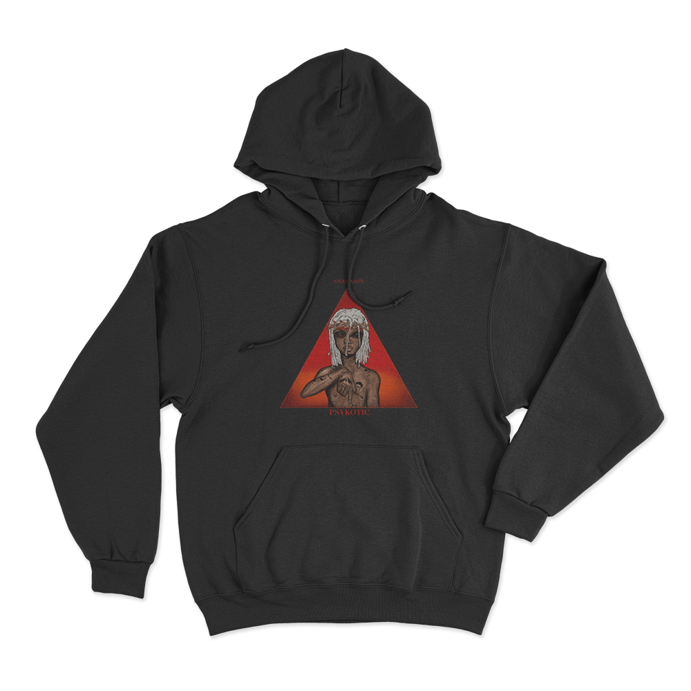 Osamason Psykotic Unisex Hoodie Black Osamason Psykotic Unisex Hoodie Black
