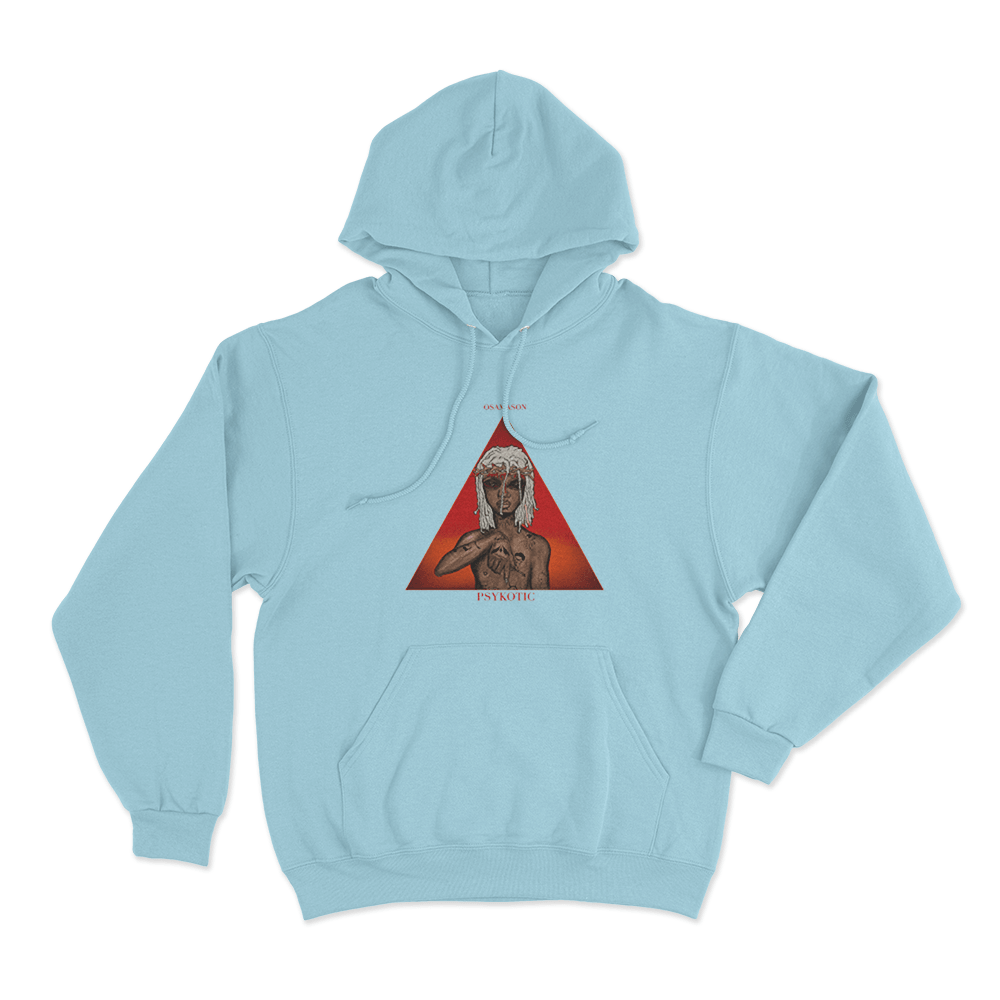 Osamason Psykotic Unisex Hoodie Sky Blue Osamason Psykotic Unisex Hoodie Sky Blue