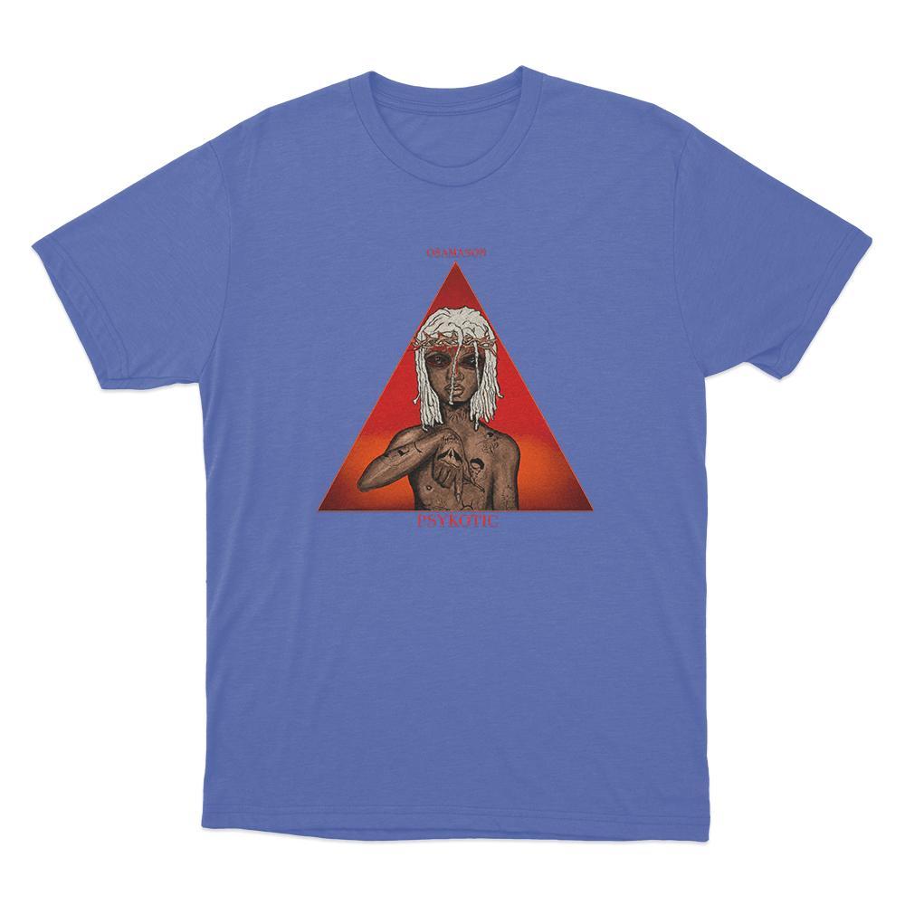 Osamason Psykotic Unisex T Shirt Blue Osamason Psykotic Unisex T Shirt Blue