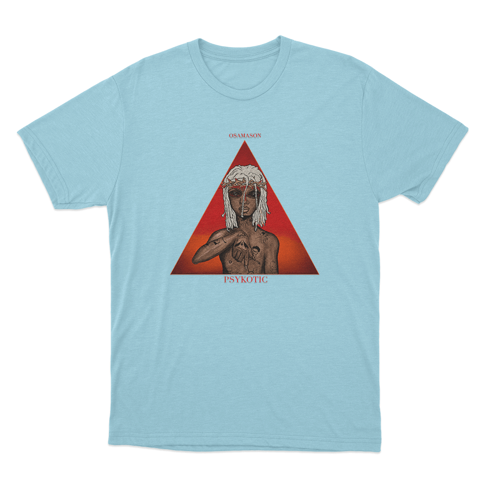 Osamason Psykotic Unisex T Shirt Sky Blue Osamason Psykotic Unisex T Shirt Sky Blue