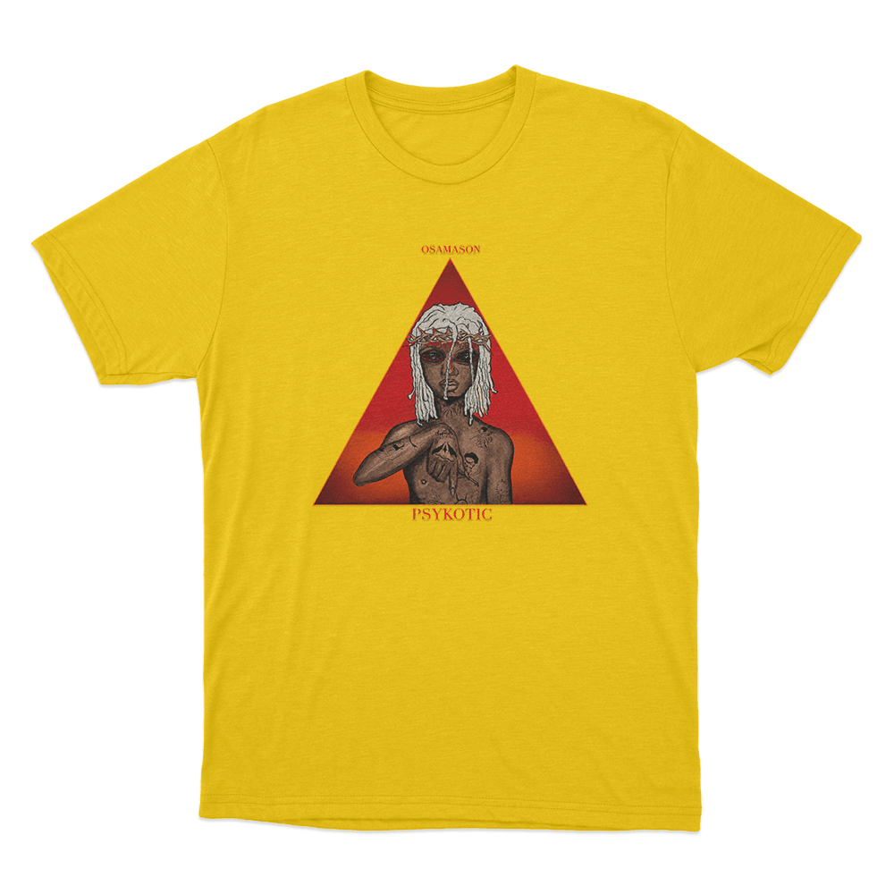 Osamason Psykotic Unisex T Shirt Yellow Osamason Psykotic Unisex T Shirt Yellow