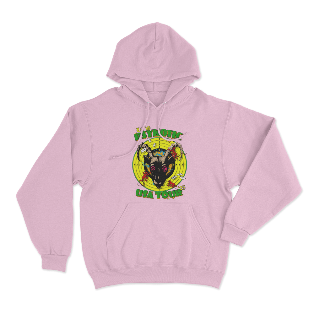 Osamason US Tour 25 Unisex Hoodie Pink Osamason US Tour 25 Unisex Hoodie Pink