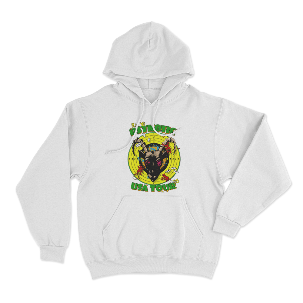 Osamason US Tour 25 Unisex Hoodie White Osamason US Tour 25 Unisex Hoodie White