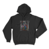 Stained Glass Unisex Hoodie Black
