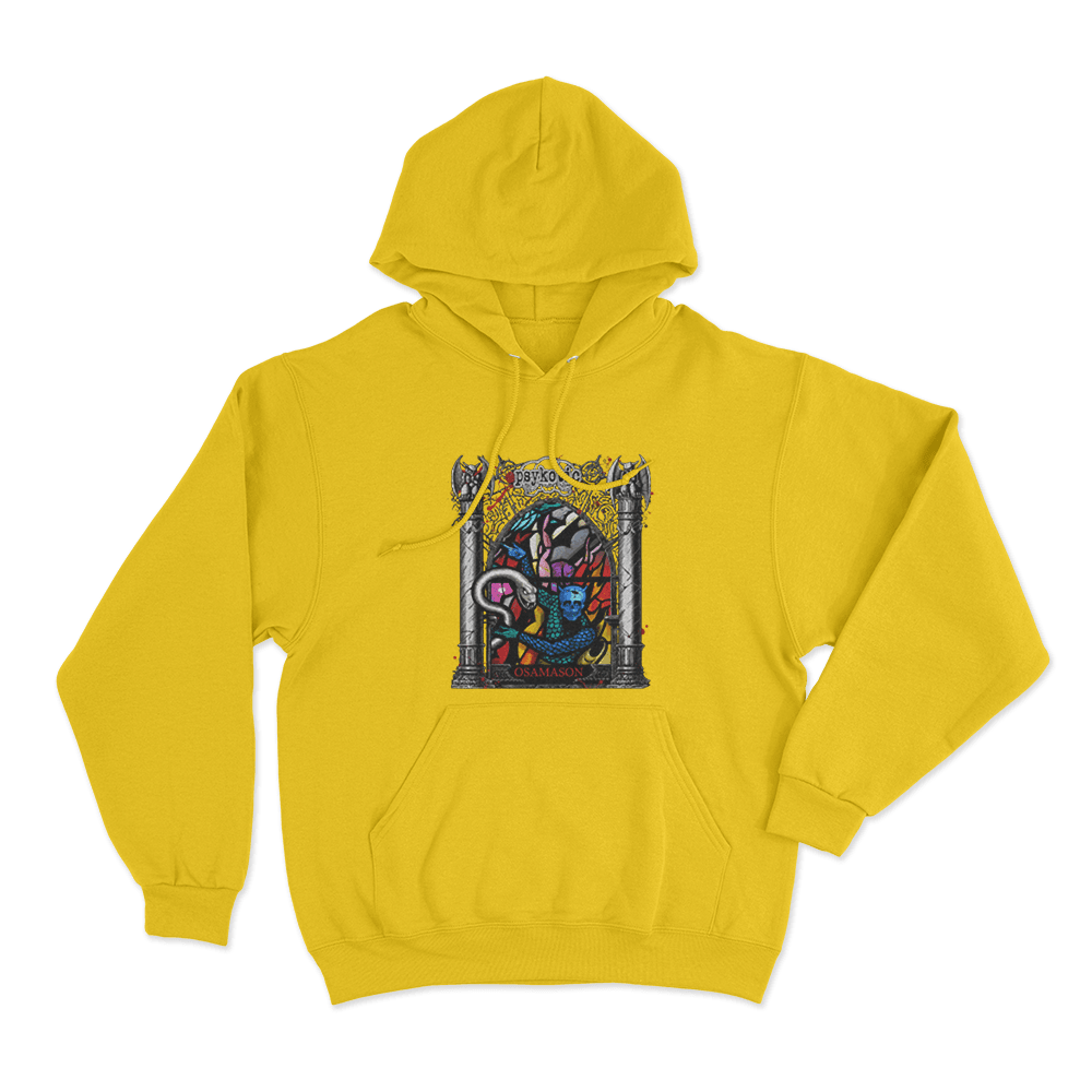 Stained Glass Unisex Hoodie Yellow Stained Glass Unisex Hoodie Yellow