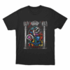 Stained Glass Unisex T Shirt Black
