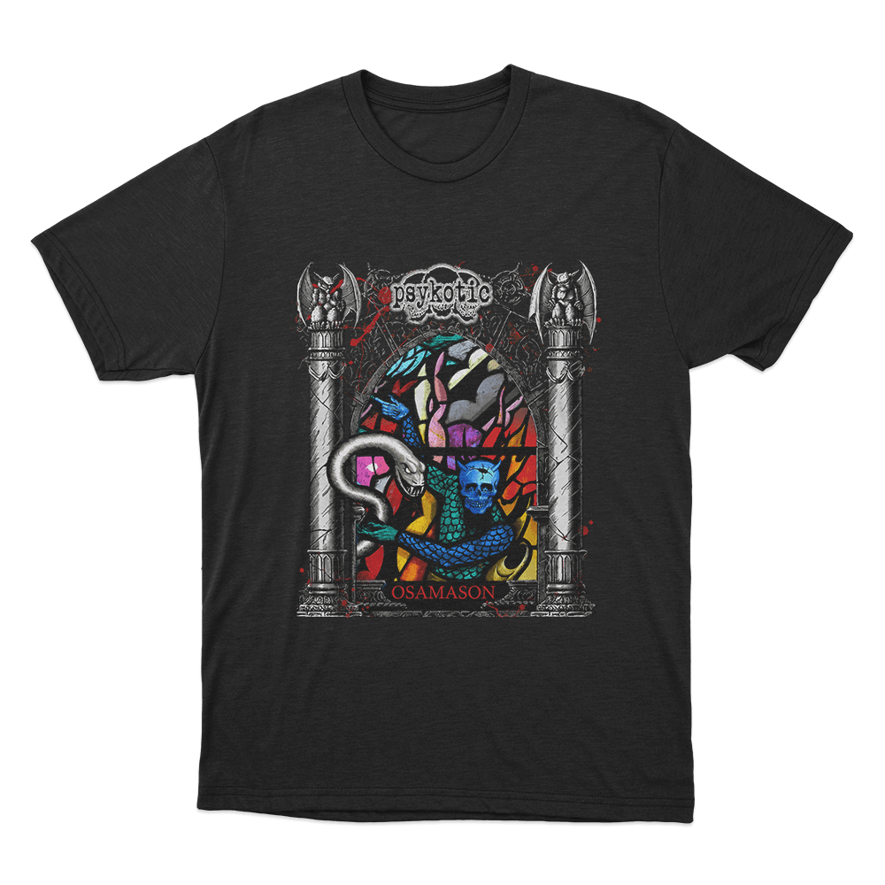 Stained Glass Unisex T Shirt Black Stained Glass Unisex T Shirt Black