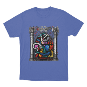 Stained Glass Unisex T Shirt Blue
